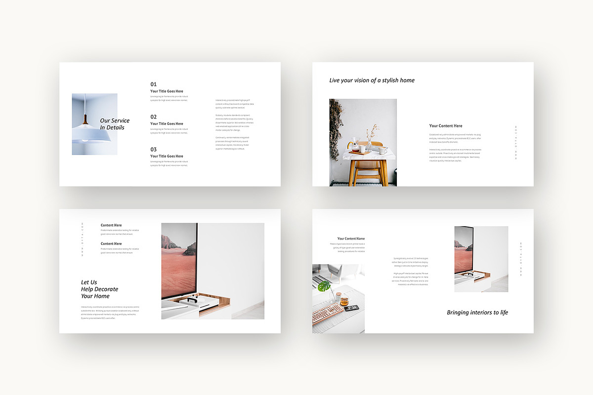 Oyta : Interior Design Keynote preview 3