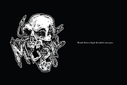Dark Gothic Skull Illustrations, an Illustration by RalucaGheorghe (Thumbnail 3 of 5)