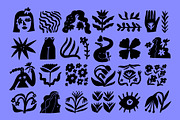 FOLK GODDESS | 212 BRANDING SHAPES, a Decorative Illustration by Favete Art (Thumbnail 5 of 22)