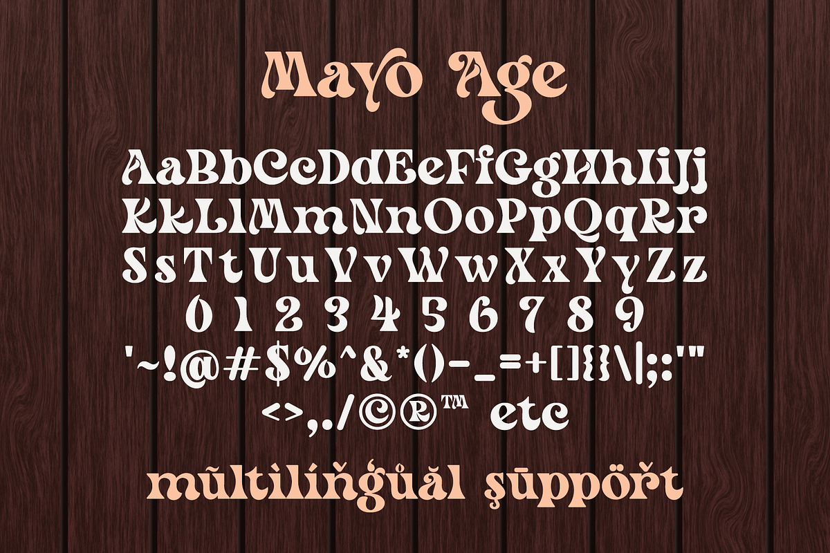 Mayo Age - Modern Vintage Serif Font, a Serif Font by Airotype (Photo 11 of 13)