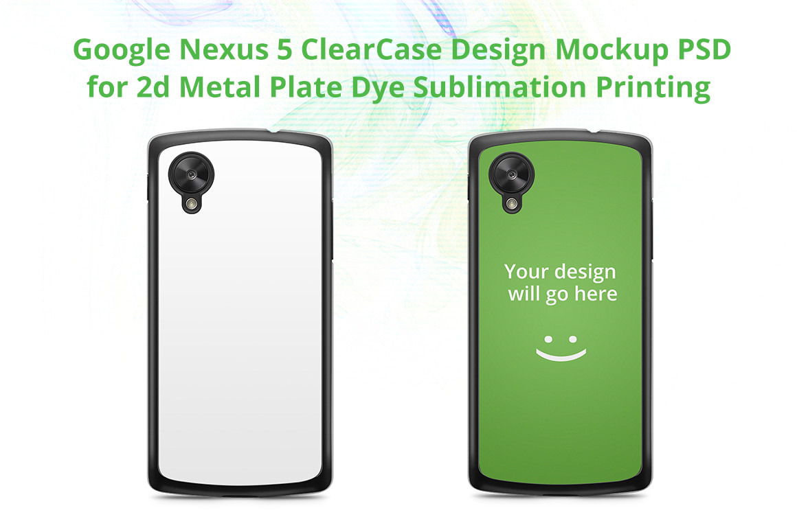 Google Nexus 5 Clear Case Mockup by Vecras  Creative Market