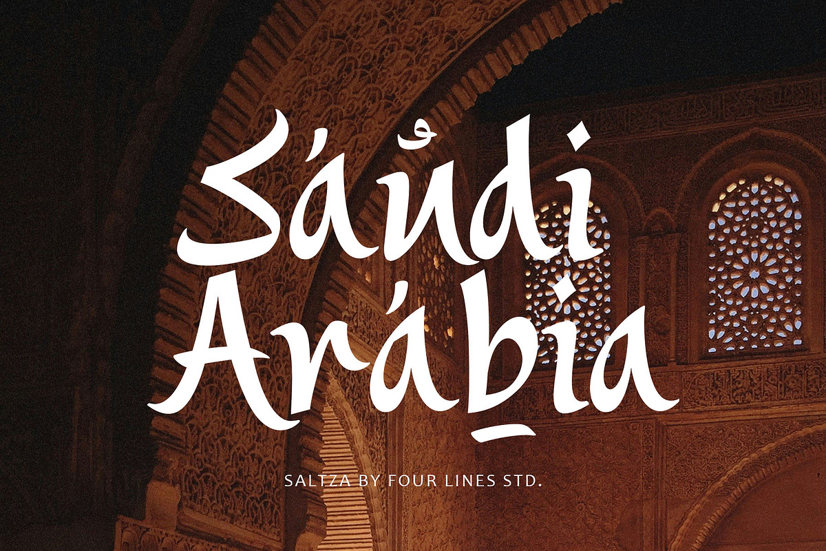 Saltza – A Decorative Handcrafted, a Handwritten Font by Four Lines Std. (Photo 5 of 11)