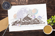 Mountains & Adventure. Sketches art, an Illustration by alexrockheart (Thumbnail 7 of 9)