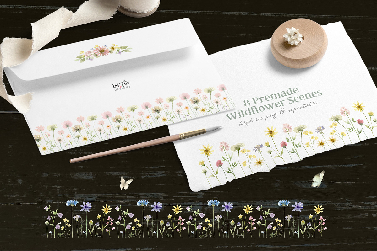 Spring Meadow Wildflower Collection, an Illustration by Kim Thoa Designs (Photo 2 of 9)