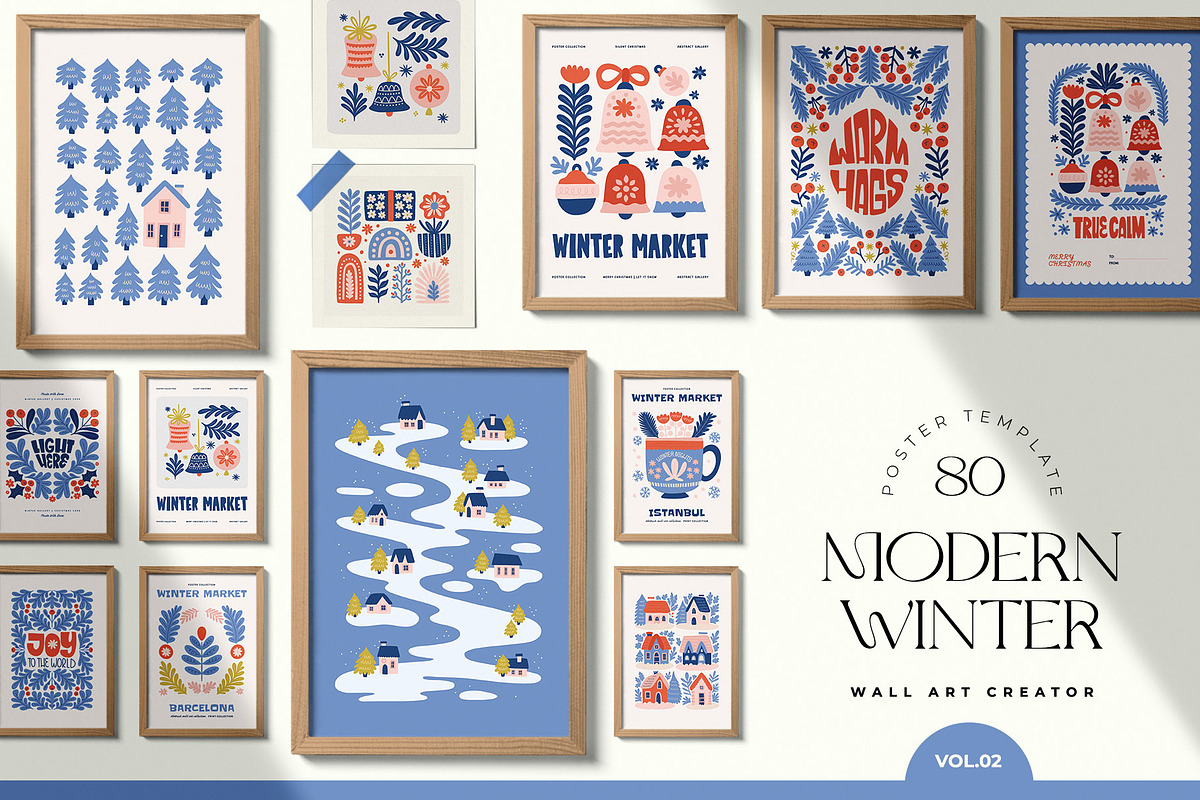 Modern Winter 2 | Wall Art Creator, an Object Graphic by Leleka.Store (Photo 1 of 17)
