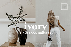 4 Lightroom Presets IVORY