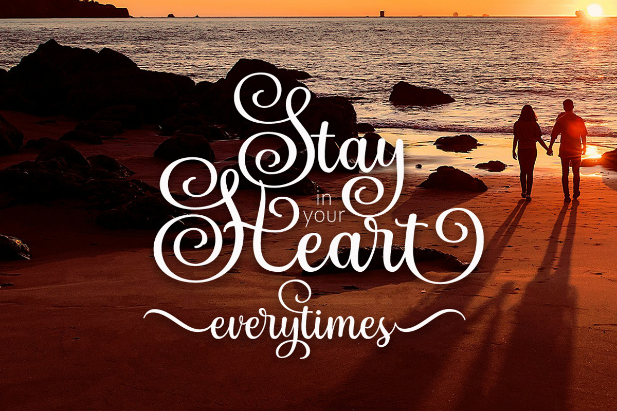 The Mountaine, a Script Font by Matra Creative (Photo 2 of 11)