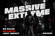 Gravex Massive Racing & Esports Font, a Sans Serif Font by Lettertype Studio (Thumbnail 3 of 14)