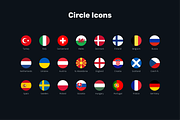 Euro 2020 - Football Icon Flags, an Icon by bvcreates (Thumbnail 2 of 5)