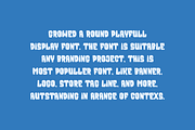 Growed - Playful Rounded Font, a Sans Serif Font by QR Design Studio (Thumbnail 7 of 9)