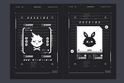 Hud Futuristic Posters Templates, a Technology Illustration by Andrew_Derr (Thumbnail 2 of 6)