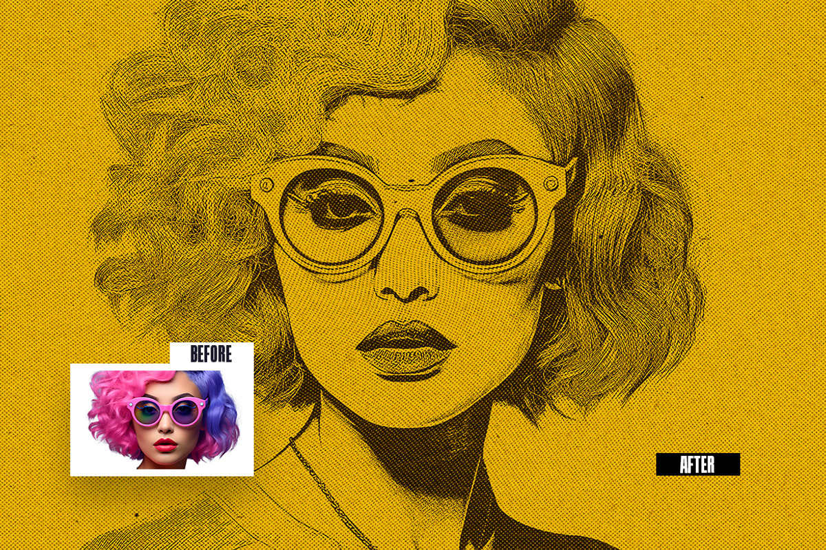 Pop Art Photo Effect, a Layer Style Add-On by iDoodle Studio (Photo 3 of 5)