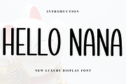 Hello Nana, a Sans Serif Font by FreshTypeINK (Thumbnail 1 of 8)