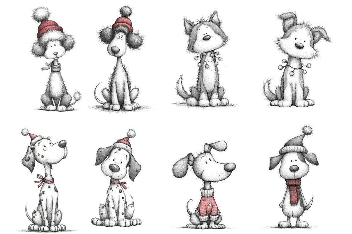 Christmas Dog clipart, an Icon by Designworld (Photo 2 of 3)
