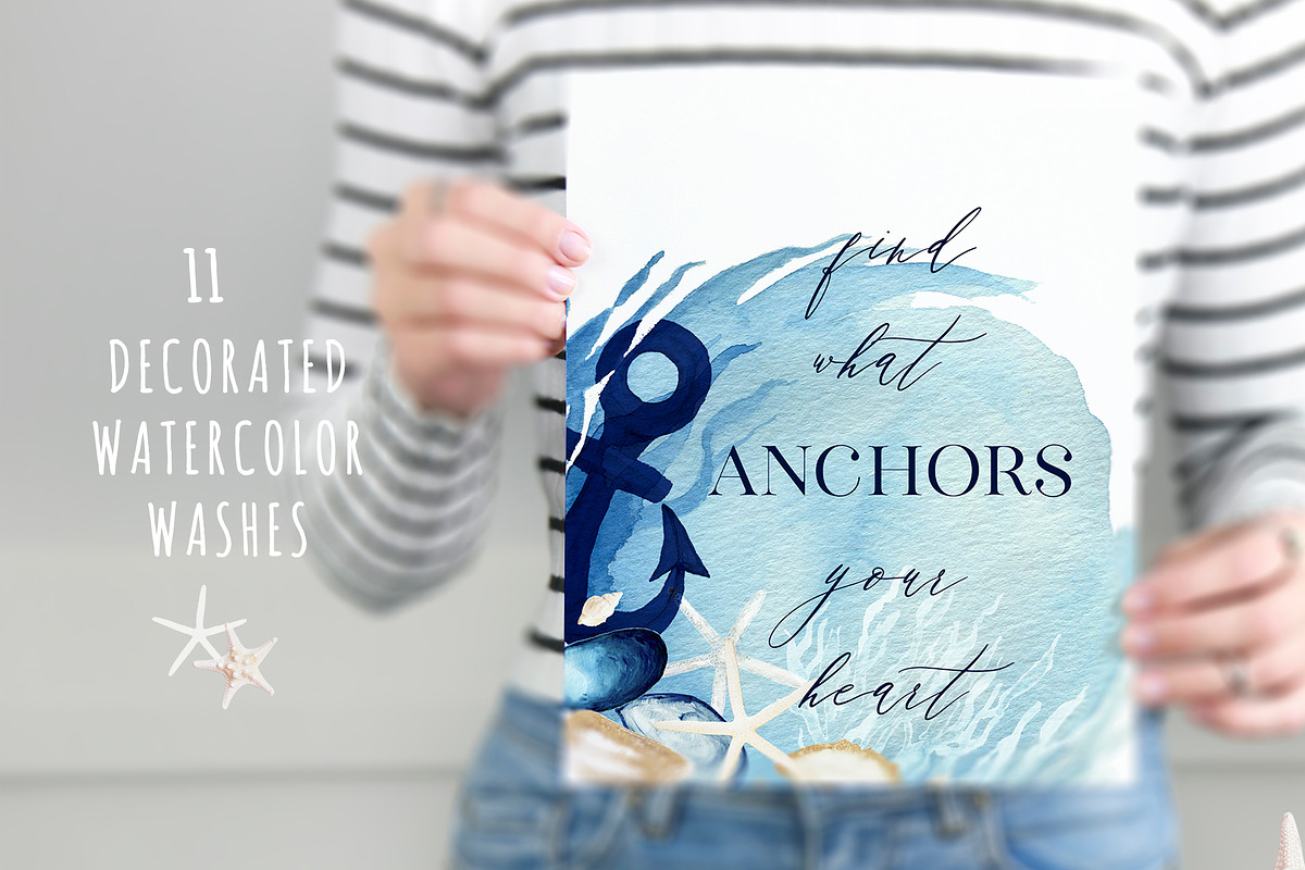 Marina Bloom - Nautical Graphic Set, an Object Graphic by studioequinox (Photo 5 of 23)