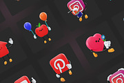 Social Media Emoji Character, a Characters & Person 3D Model by Iqonic Design (Thumbnail 6 of 6)