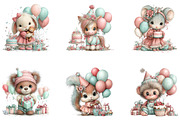 Birthday Character Tshirt Clipart, a Seasonal Illustration by CreationArt (Thumbnail 4 of 5)