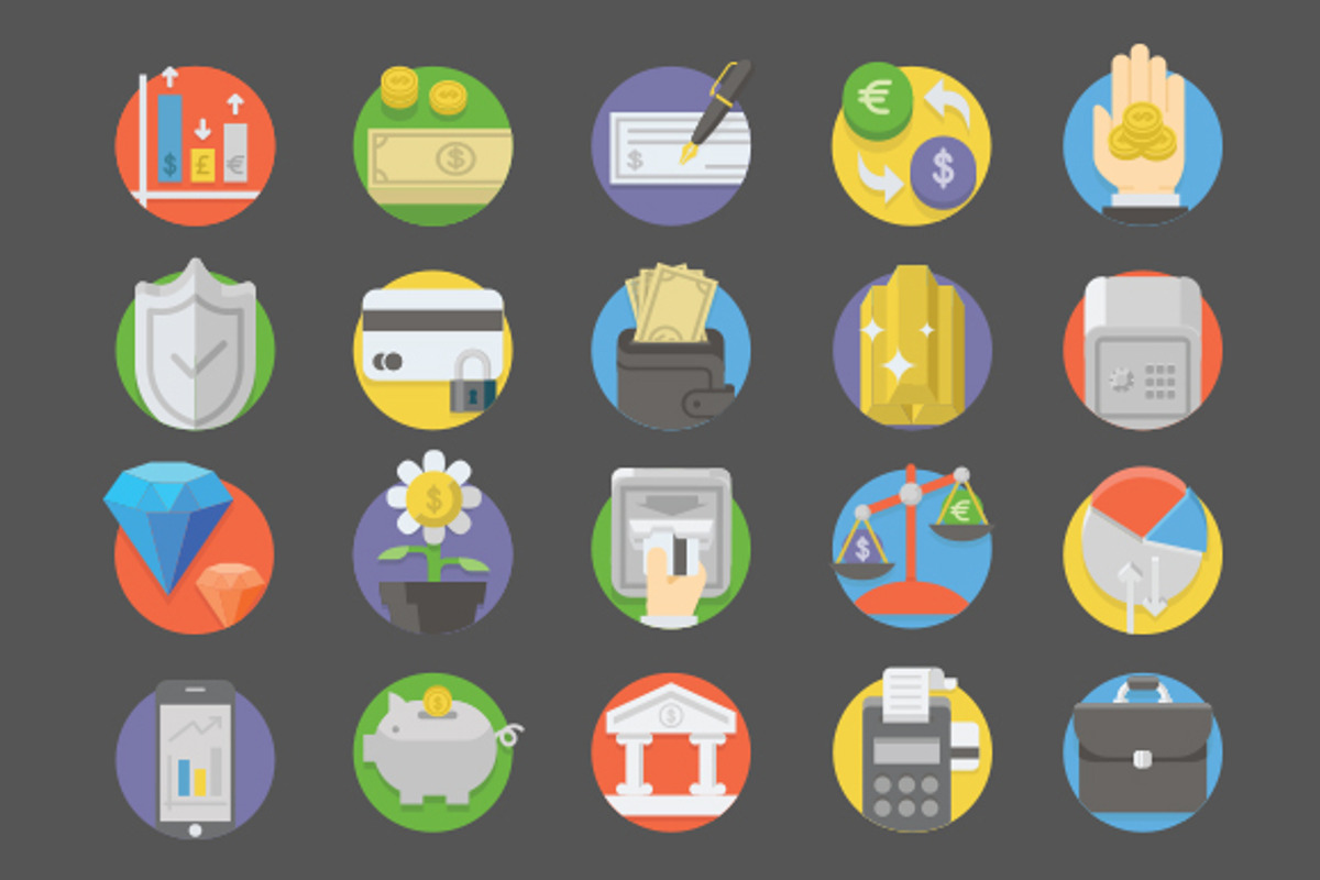 20 Finance Icons, an Icon by kucingklawu