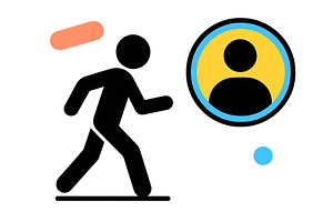 Vector illustration of a person, a Technology Illustration by ZinetroN