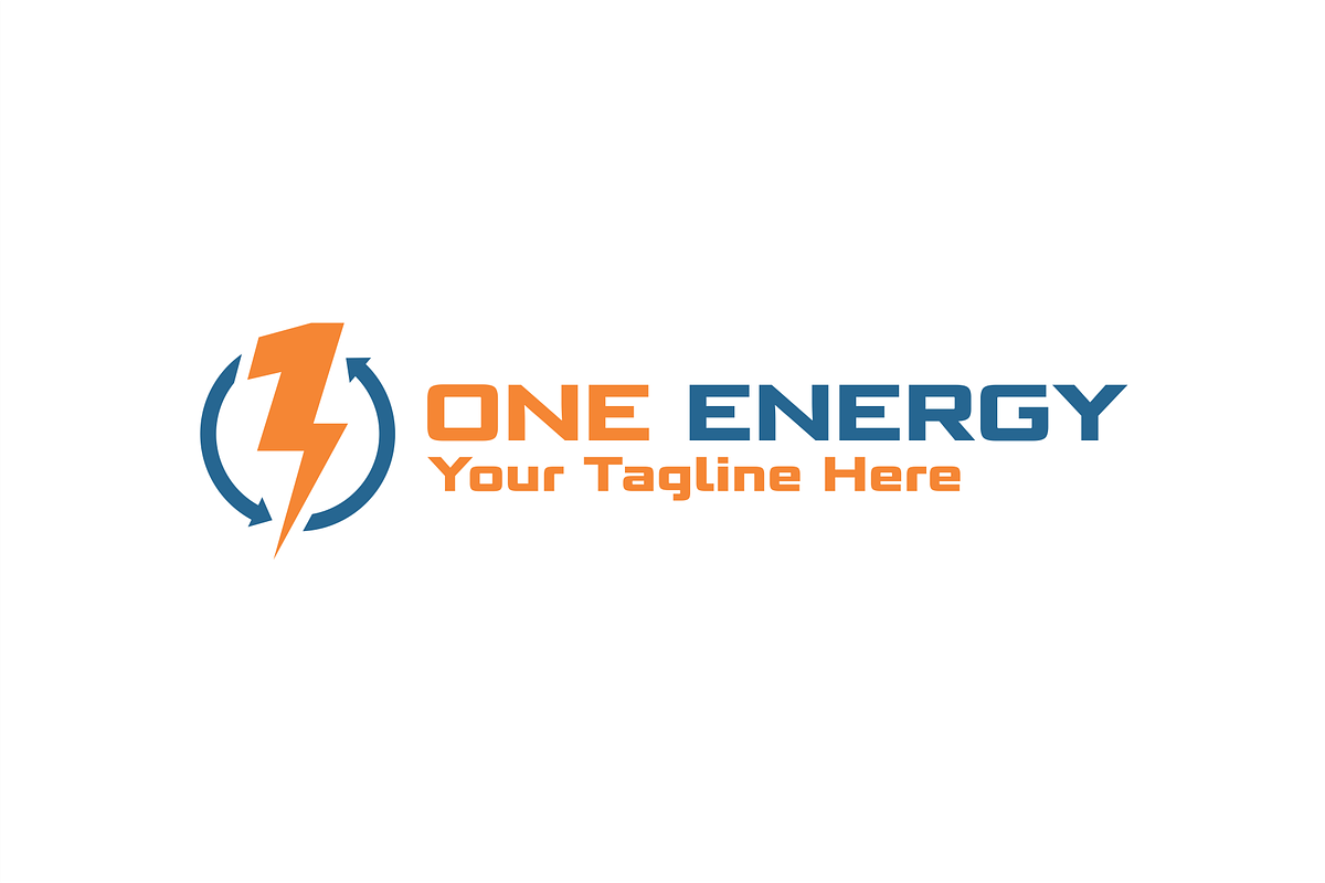 One Energy | Logo Template, a Branding & Logo Template by REDVY CREATIVE