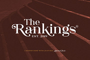 The Rankings Serif, a Serif Font by Letterhend Studio (Thumbnail 1 of 9)