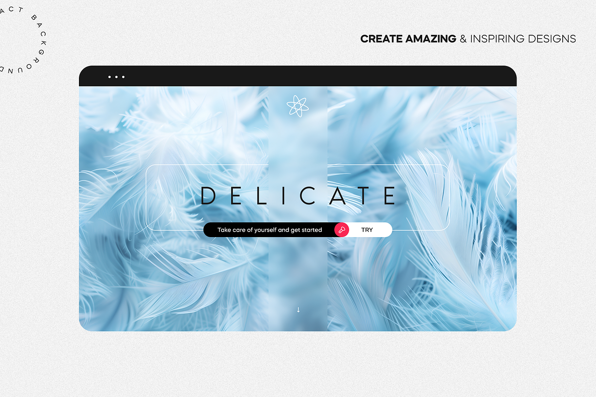 Vibrant Elegance Feathers, a Background Graphic by Lumeno (Photo 5 of 6)