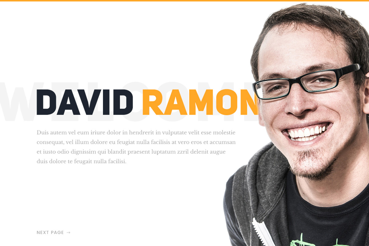 Phantom-Resume/CV/Portfolio Template, a Bootstrap Template by Themefisher (Photo 2 of 8)