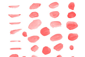 44 Water Color Brushes For Photoshop