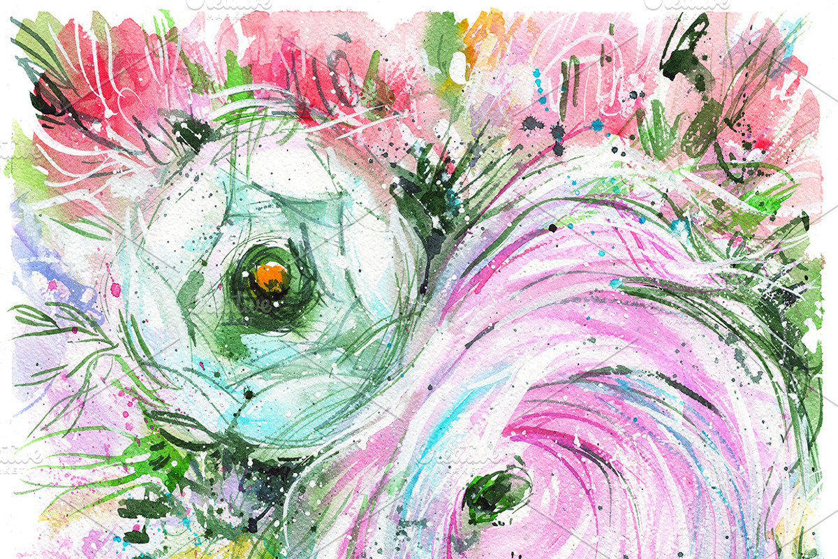 12 paintings with flowers, a Decorative Illustration by coconut_forest (Photo 9 of 13)