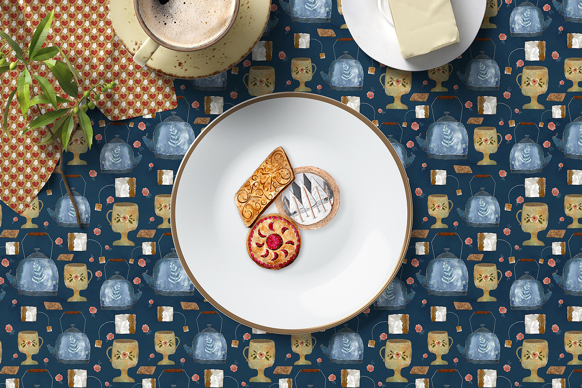 Homemade Cookies Watercolor, a Food Illustration by Bridgett Stahlman Design (Photo 6 of 8)