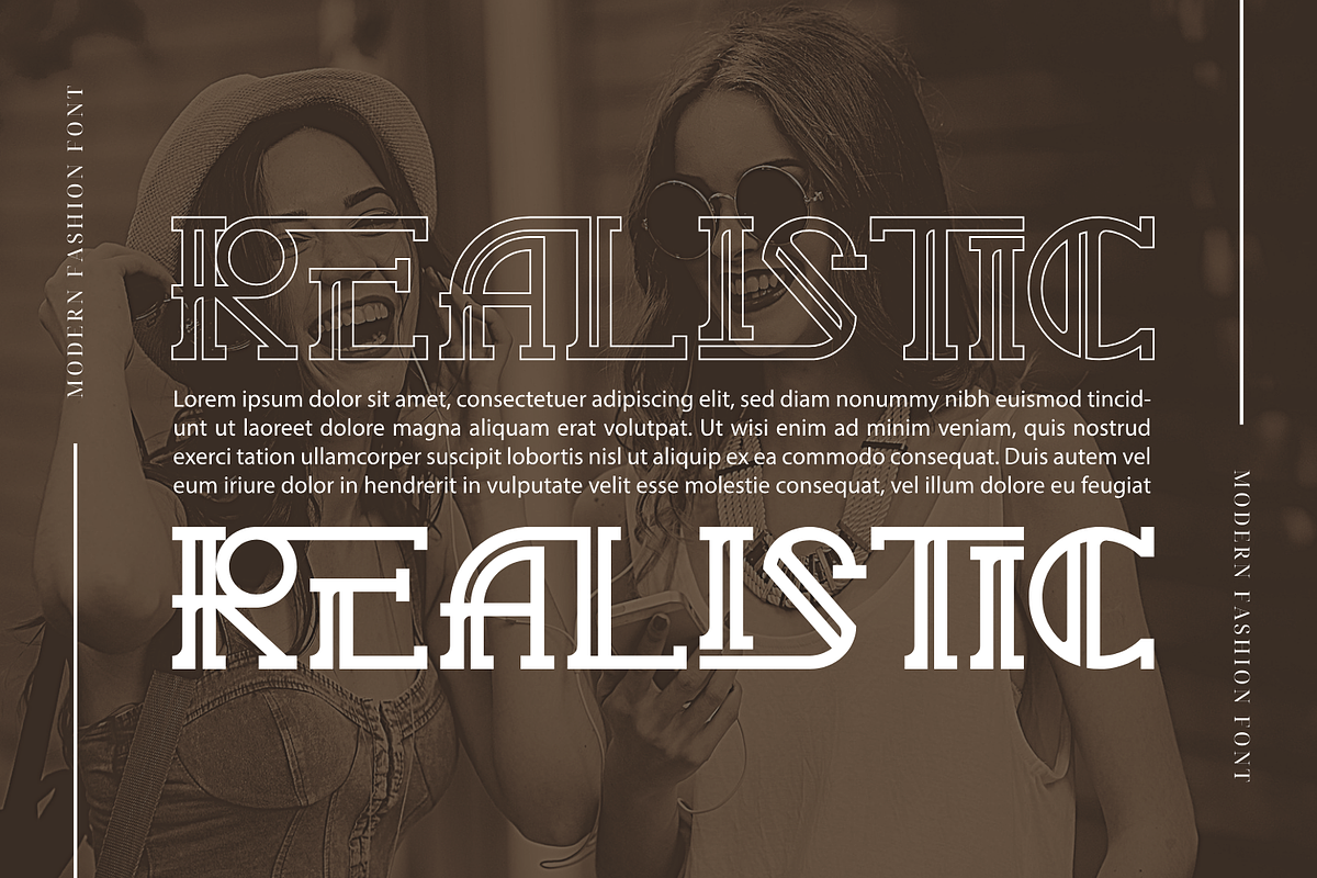 Modern Fashion Font, a Sans Serif Font by 177Studio (Photo 2 of 8)
