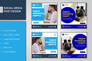 Creative social media post design, a Social Media Template by Lakhan1998 (Thumbnail 1 of 5)