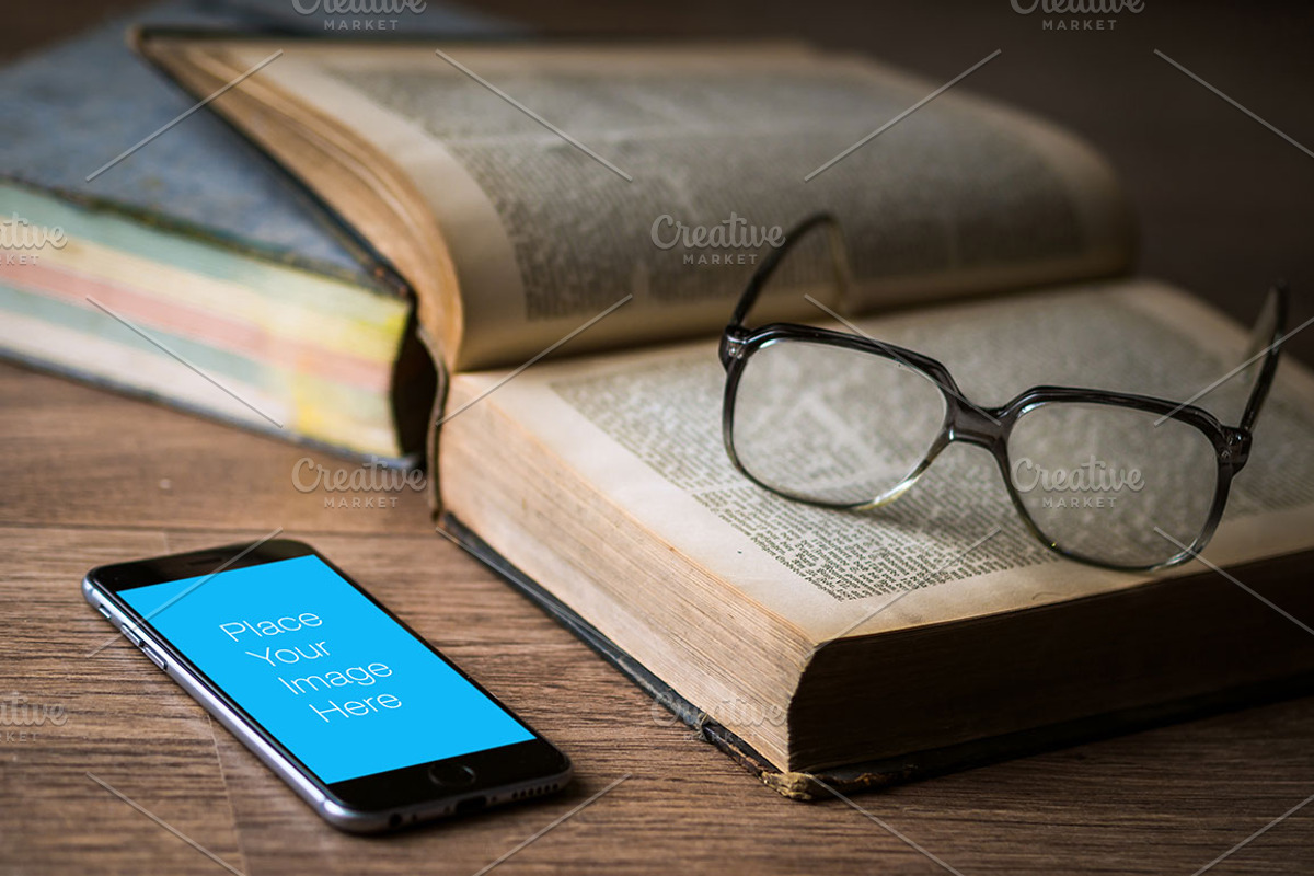 iPhone6 Mockup Template #7, an iPhone Mockup by Made by Mancie (Photo 1 of 3)