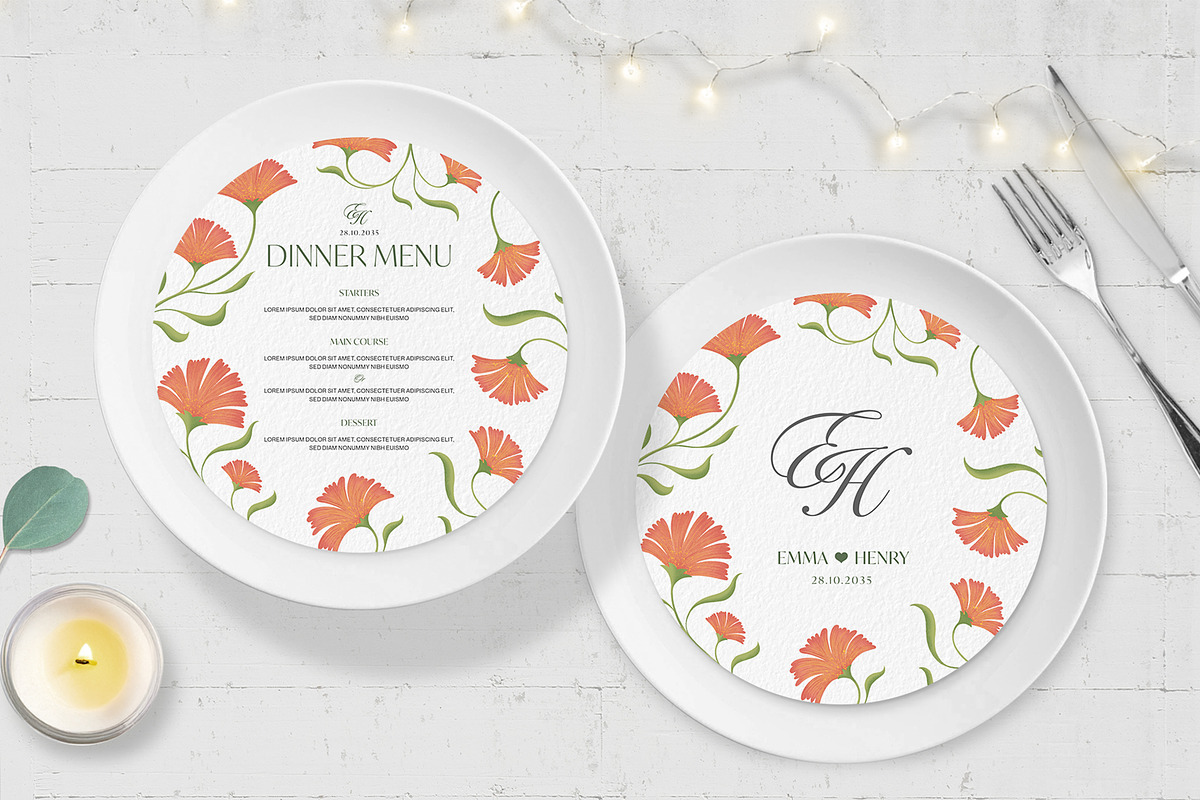 Circle Menu Layouts, a Flyer Template by BrandPacks (Photo 4 of 4)