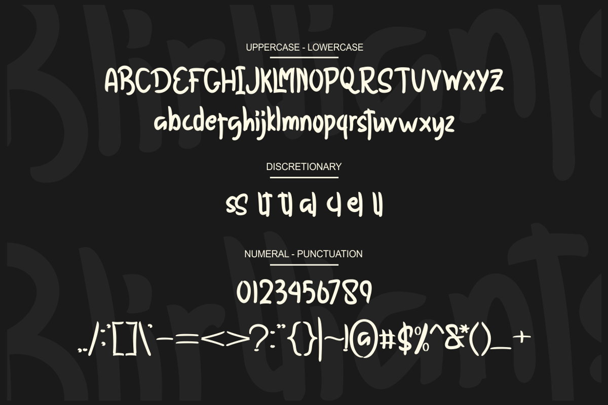 Blirlliants Font, a Handwritten Font by albert_kalingga (Photo 4 of 5)