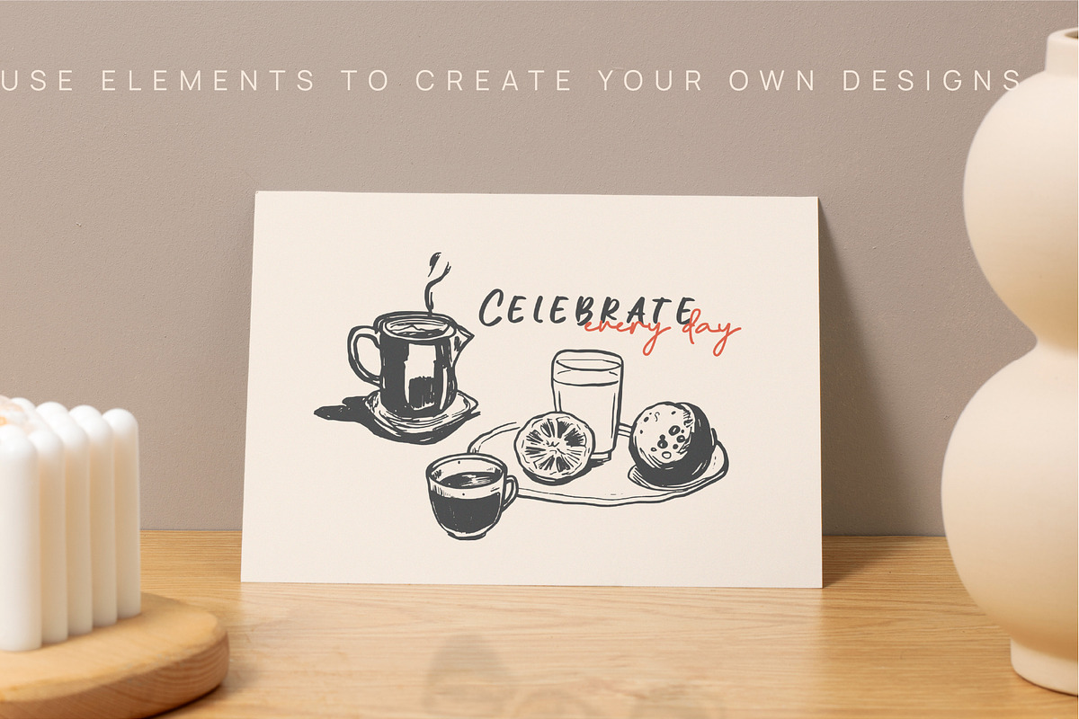 Hand-Drawn Food & Drink Illustration, a Food Illustration by La Petite Line Art (Photo 12 of 12)