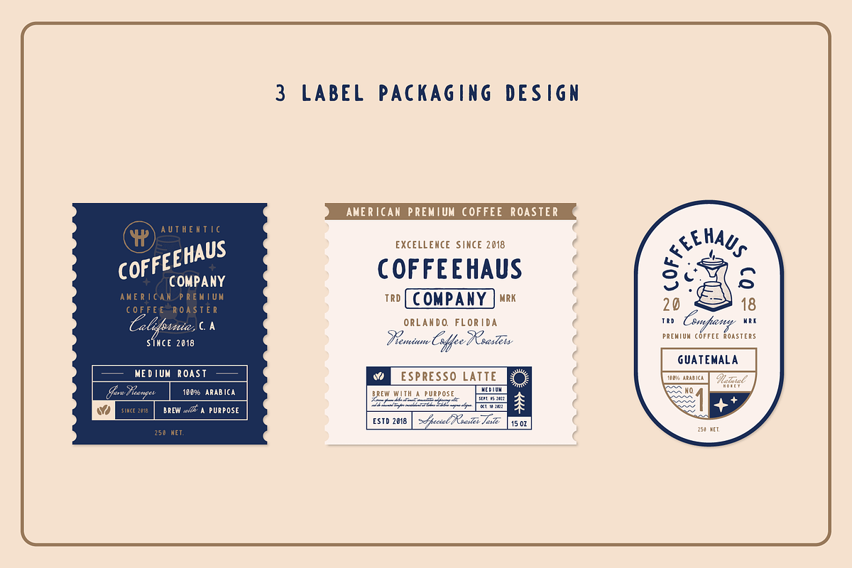 Coffeehaus 15 Badge/Logo Templates, a Branding & Logo Template by Refolve Design (Photo 9 of 15)