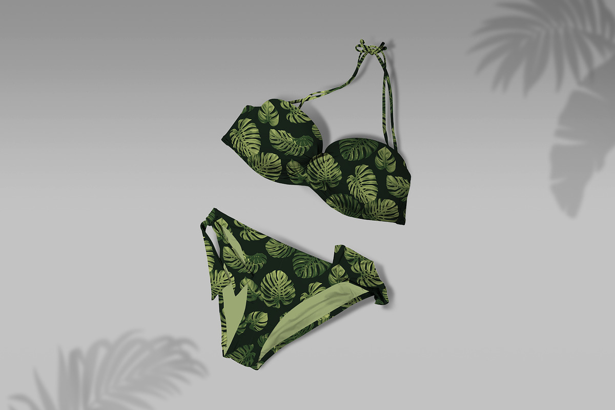 Tropical design. Monstera leaves., a Pattern Graphic by Anna Smirnova (Photo 4 of 11)