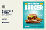Fast Food Poster Design Template 43, a Social Media Template by shahsoft (Thumbnail 1 of 2)