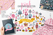 Pink christmas collection, an Object Illustration by Svitlana Kharchuk (Thumbnail 1 of 12)