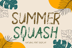 Summer Squash, a Handwritten Font by Yoga Letter