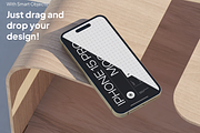 iPhone 15 Mockup - Front View, an iPhone Mockup by graphicsauce (Thumbnail 2 of 4)
