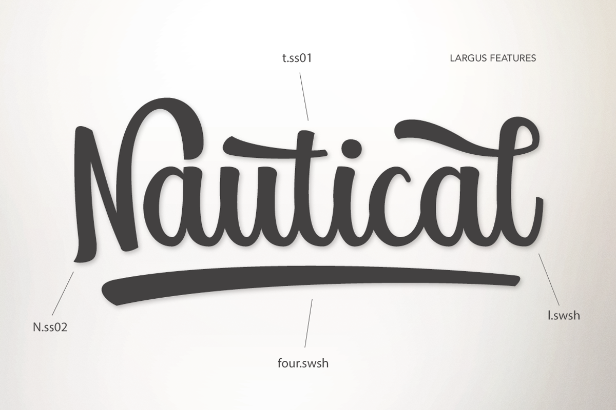 Largus Typeface preview 3