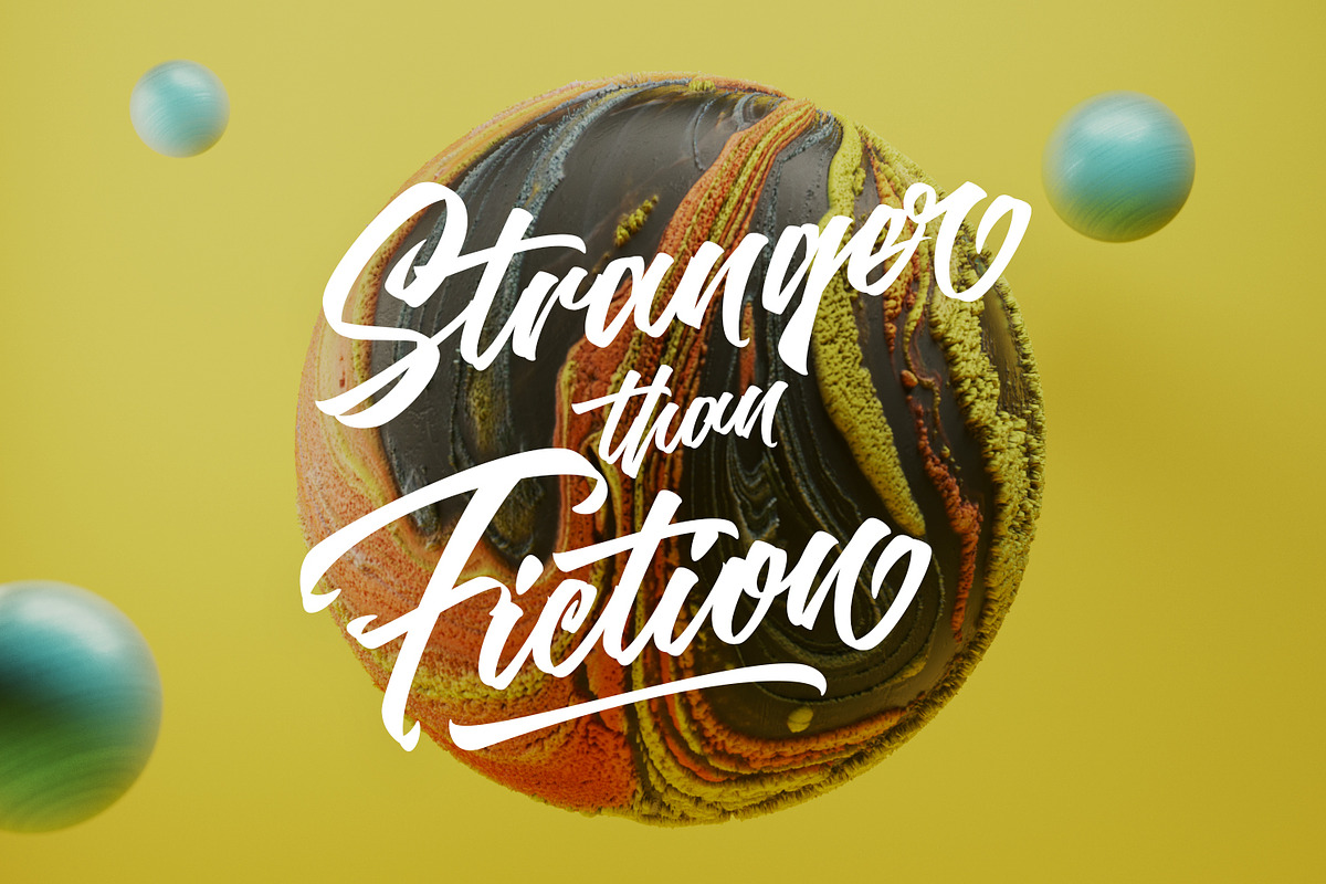 Goliath script font, a Script Font by kavoon (Photo 12 of 13)