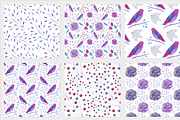 Watercolor violet collection, a Texture Illustration by katerina_korf (Thumbnail 3 of 4)