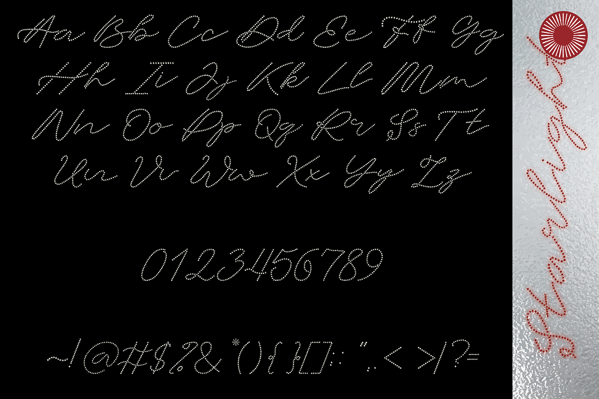 Starlight - Decorative display font, a Script Font by Setara Langit CreativeStd (Photo 5 of 12)