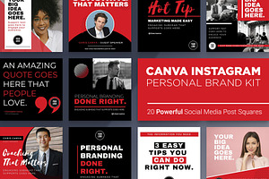 Canva Instagram Post Business kit
