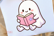 Haunted Reading Club Clipart Bundle, a Seasonal Illustration by Tanya Kart (Thumbnail 4 of 10)