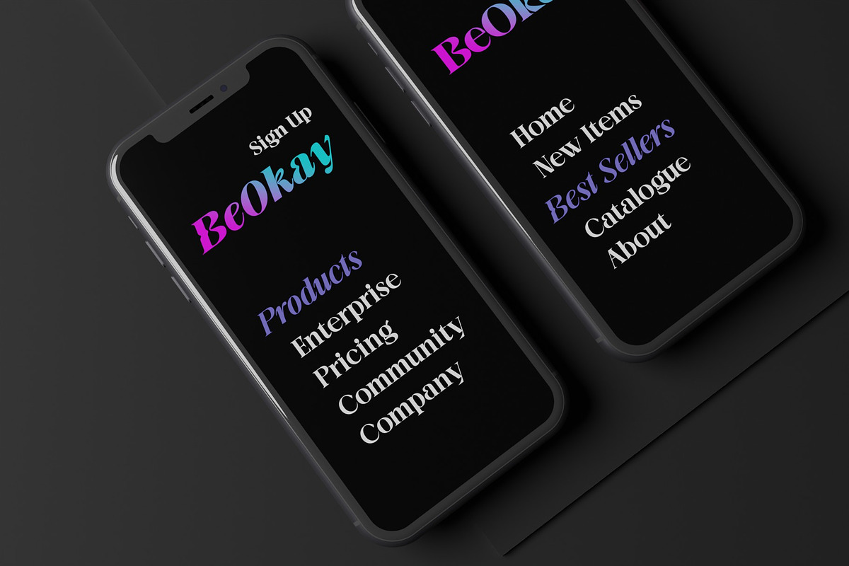 BeOkay Display Serif, a Serif Font by Ryul Davidson (Photo 9 of 17)