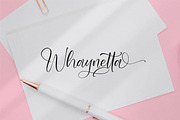 Shaquitta, a Script Font by Integritype Studio (Thumbnail 3 of 15)